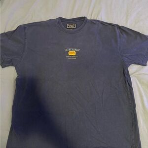 Abercrombie & Fitch Navy Tee with Yellow Logo